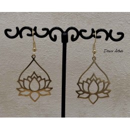 Boucles d'oreilles Fleur de Lotus