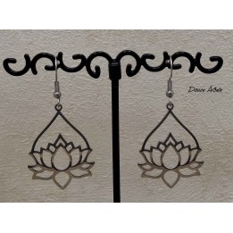 Boucles d'oreilles Fleur de Lotus