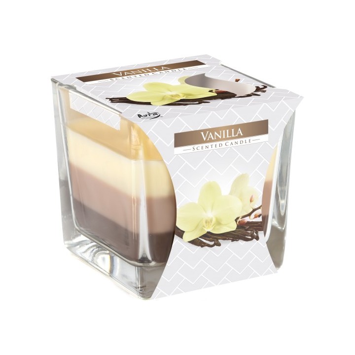 Bougie Arc-en-ciel parfumée - Vanille