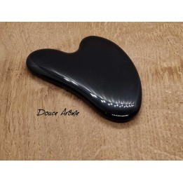 Pierre de Gua Sha en Obsidienne