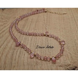 Collier en Tourmaline Melon d'eau