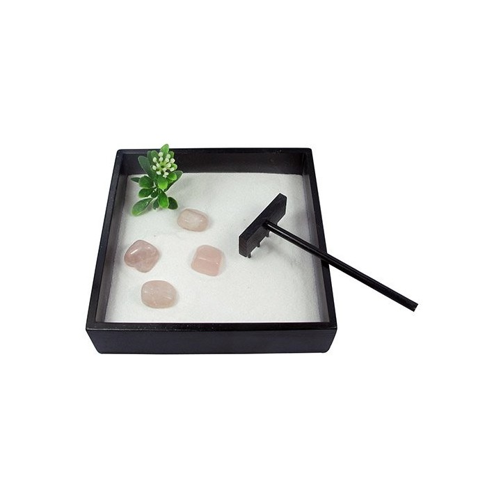 Petit Jardin Zen - Pierres de Quartz