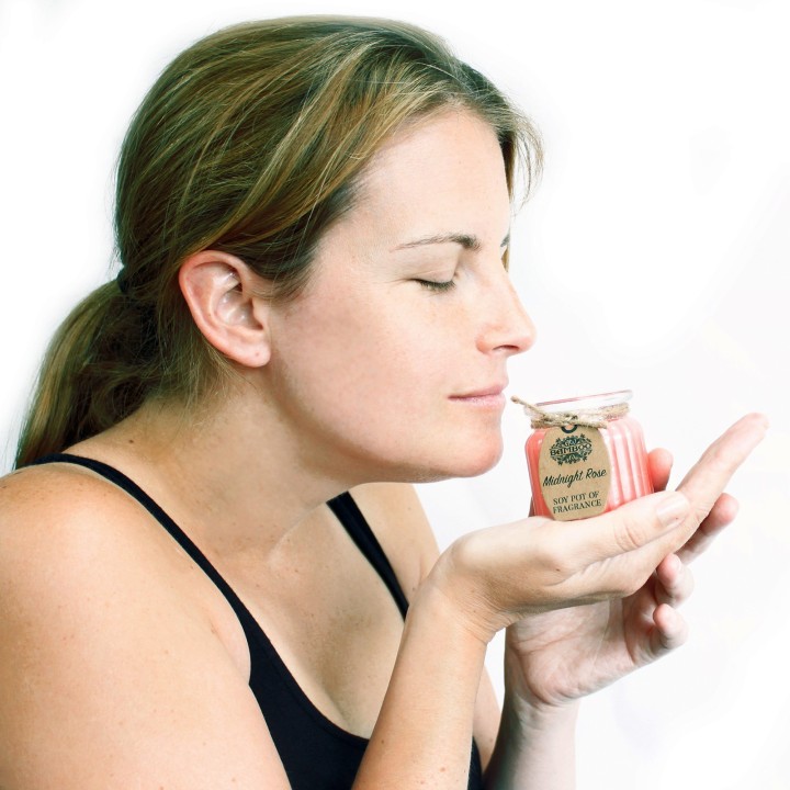 Bougies parfumées en pot 