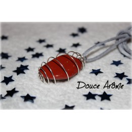 Collier de Jaspe rouge