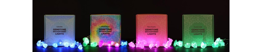 Guirlandes Lumineuses en Pierres brutes